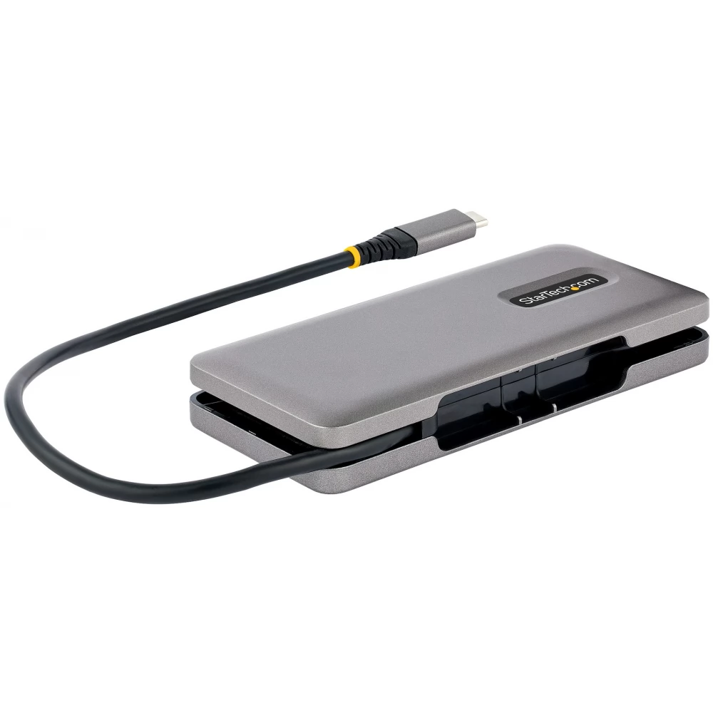 STARTECH Portable USB C Hub with 100W Power Delivery Pass-Through