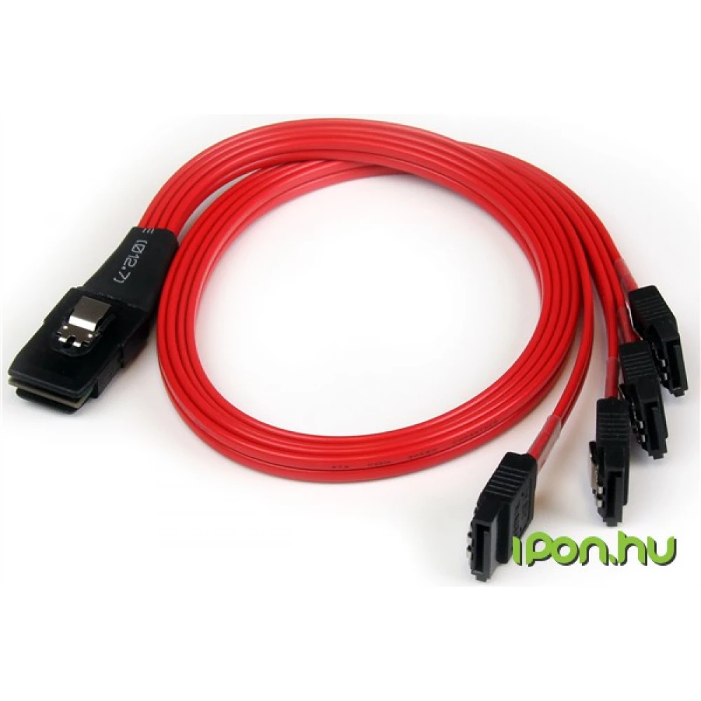 STARTECH SAS8087S4R50 SFF-8087 to 4x SATA - Internal Mini SAS to SATA Reverse Cable 0.5m