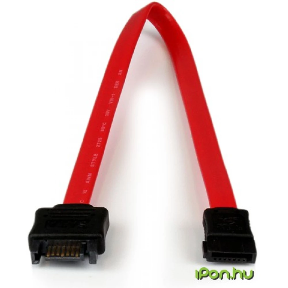 STARTECH SATA Hosszabbító Piros 30cm SATAEXT30CM