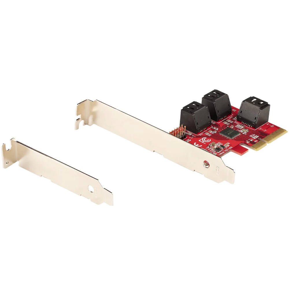 STARTECH SATA PCIe Card - 6 Port PCIe SATA Expansion Card Non-Raid