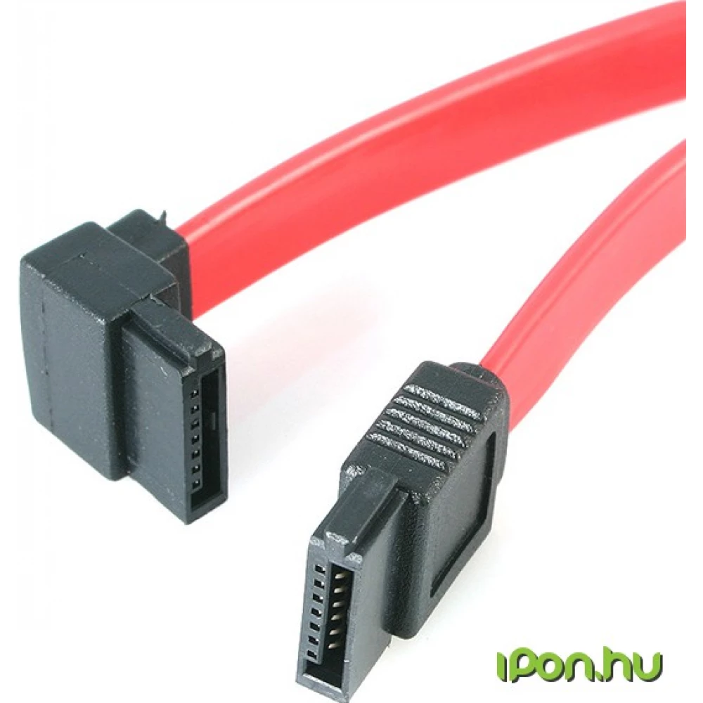STARTECH SATA Összekötő Piros 30cm SATA12LA1