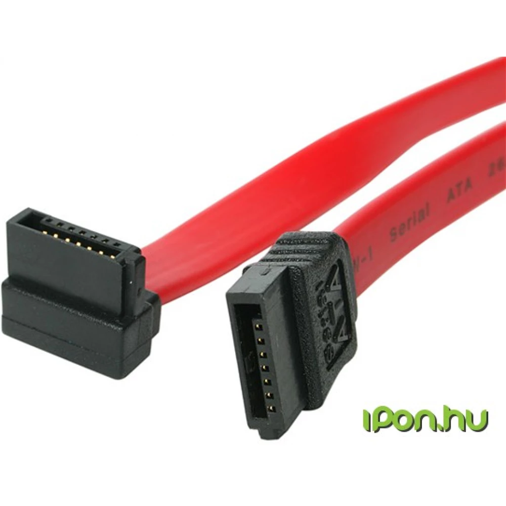STARTECH SATA Összekötő Piros 60cm SATA4RA1
