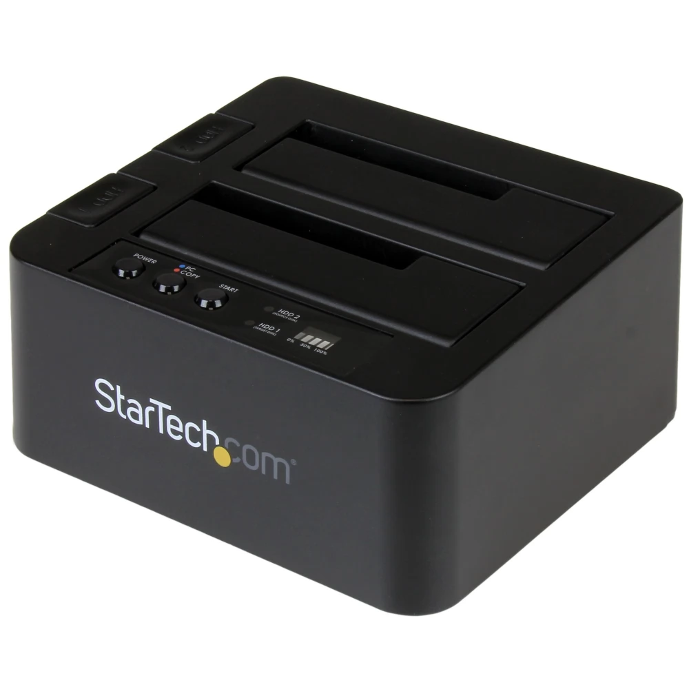 STARTECH SDOCK2U313R - USB 3.1 (10Gbps) Standalone Duplicator Dock for 2.5" & 3.5" SATA SSD/HDD Drives