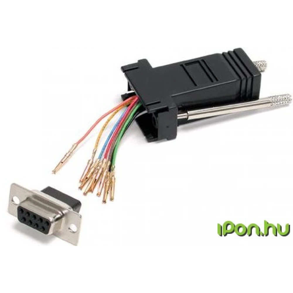 STARTECH Soros UTP Átalakító Fekete 5cm GC98FF