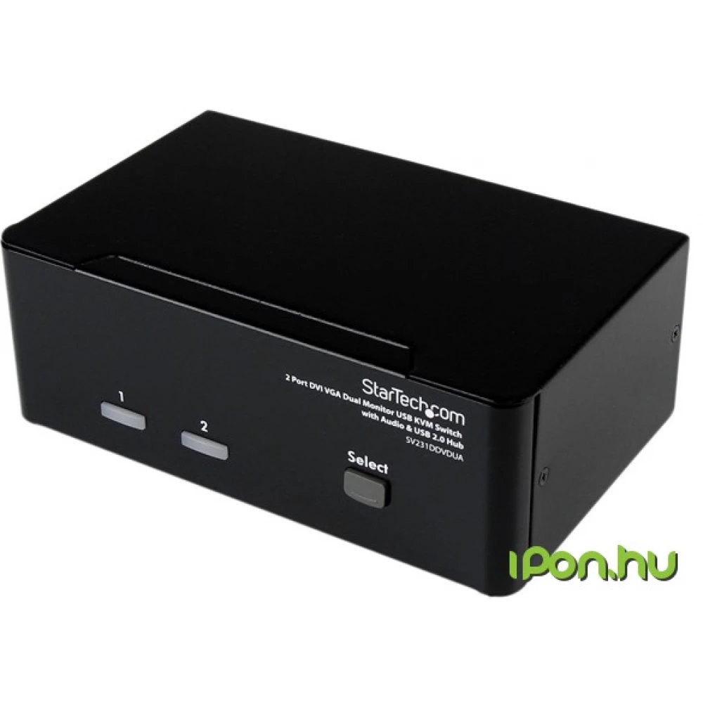 STARTECH SV231DDVDUA 2 Port DVI VGA Dual Monitor KVM Switch USB