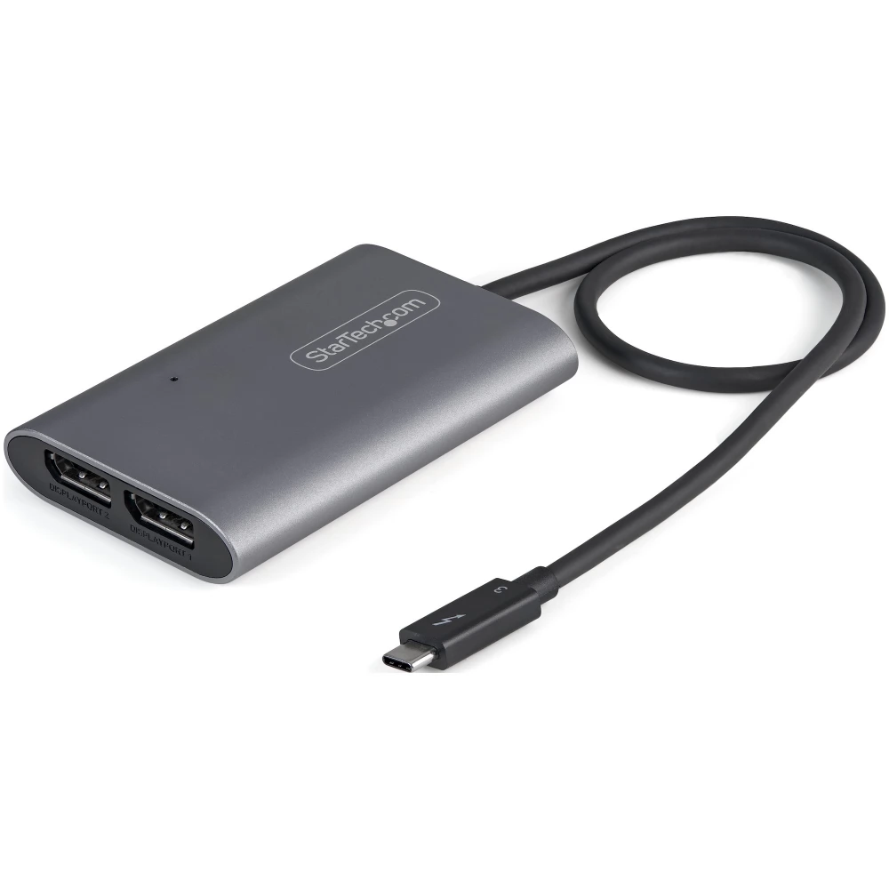 STARTECH Thunderbolt 3 DisplayPort 1.4 Átalakító Szürke 10cm TB32DP14