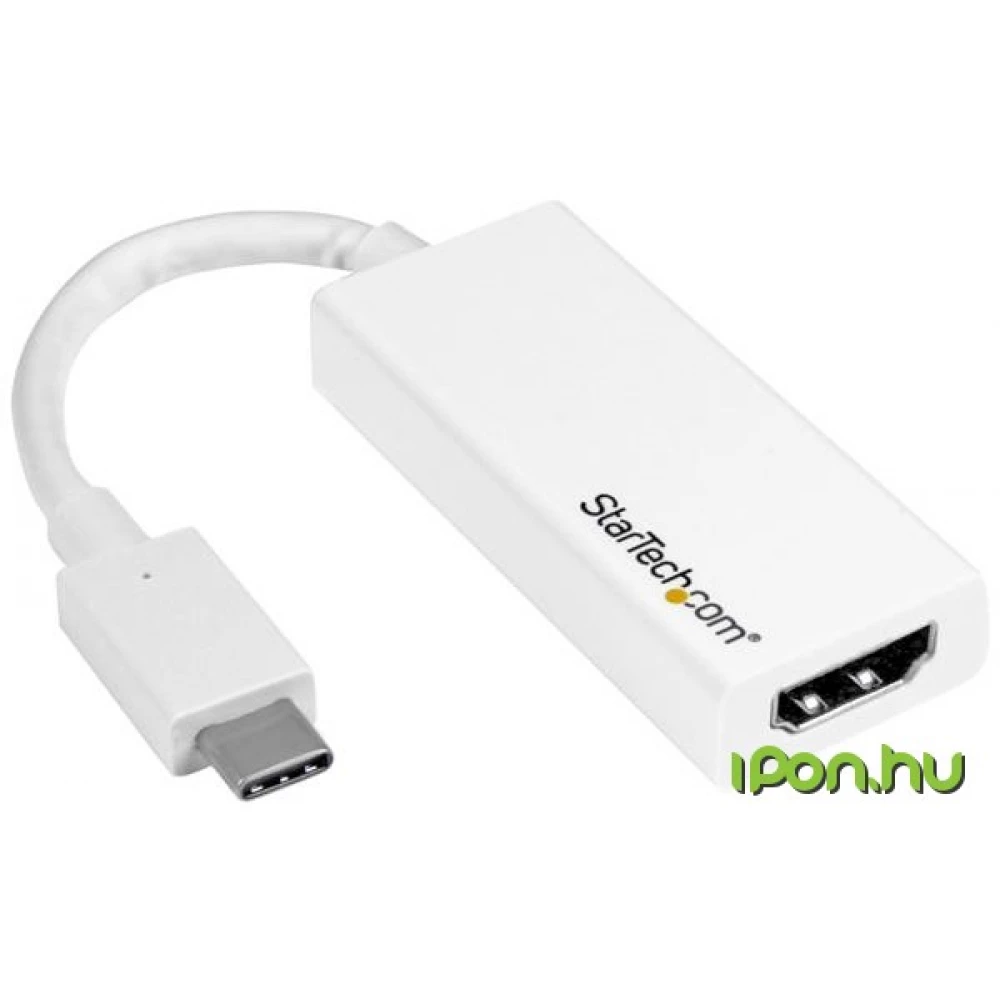 STARTECH USB 2.0 Type C HDMI Átalakító Fehér 15cm CDP2HD4K60W