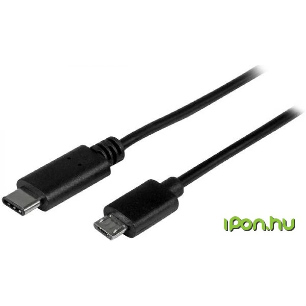 STARTECH USB 2.0 Type C Micro USB Átalakító Fekete 2m USB2CUB2M