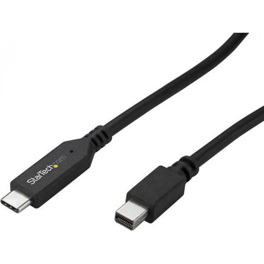 STARTECH USB 2.0 Type C Mini DisplayPort Átalakító Fekete 1m CDP2MDPMM1MB