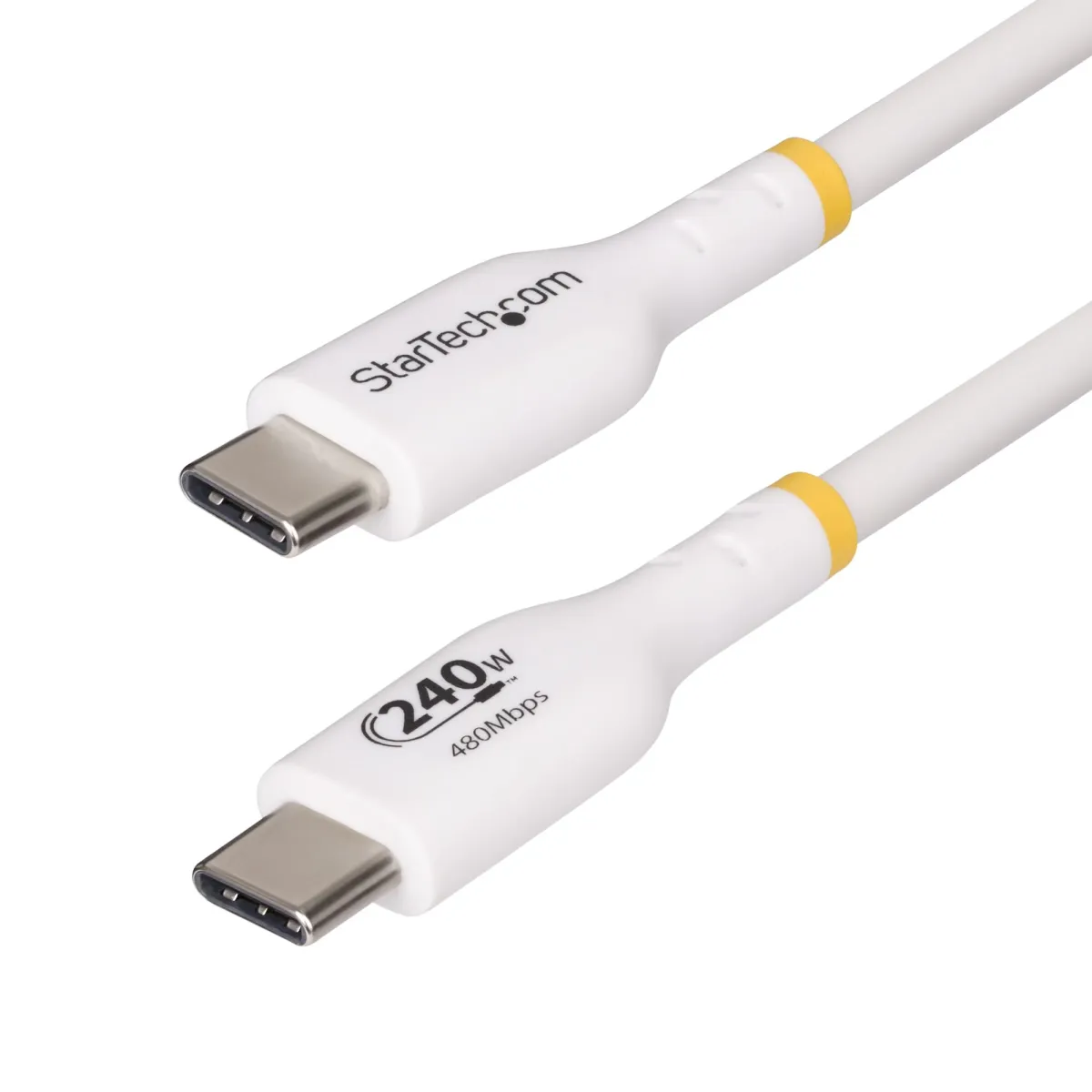 STARTECH USB 2.0 Type C Összekötő Fehér 4m USB2EPR4MW