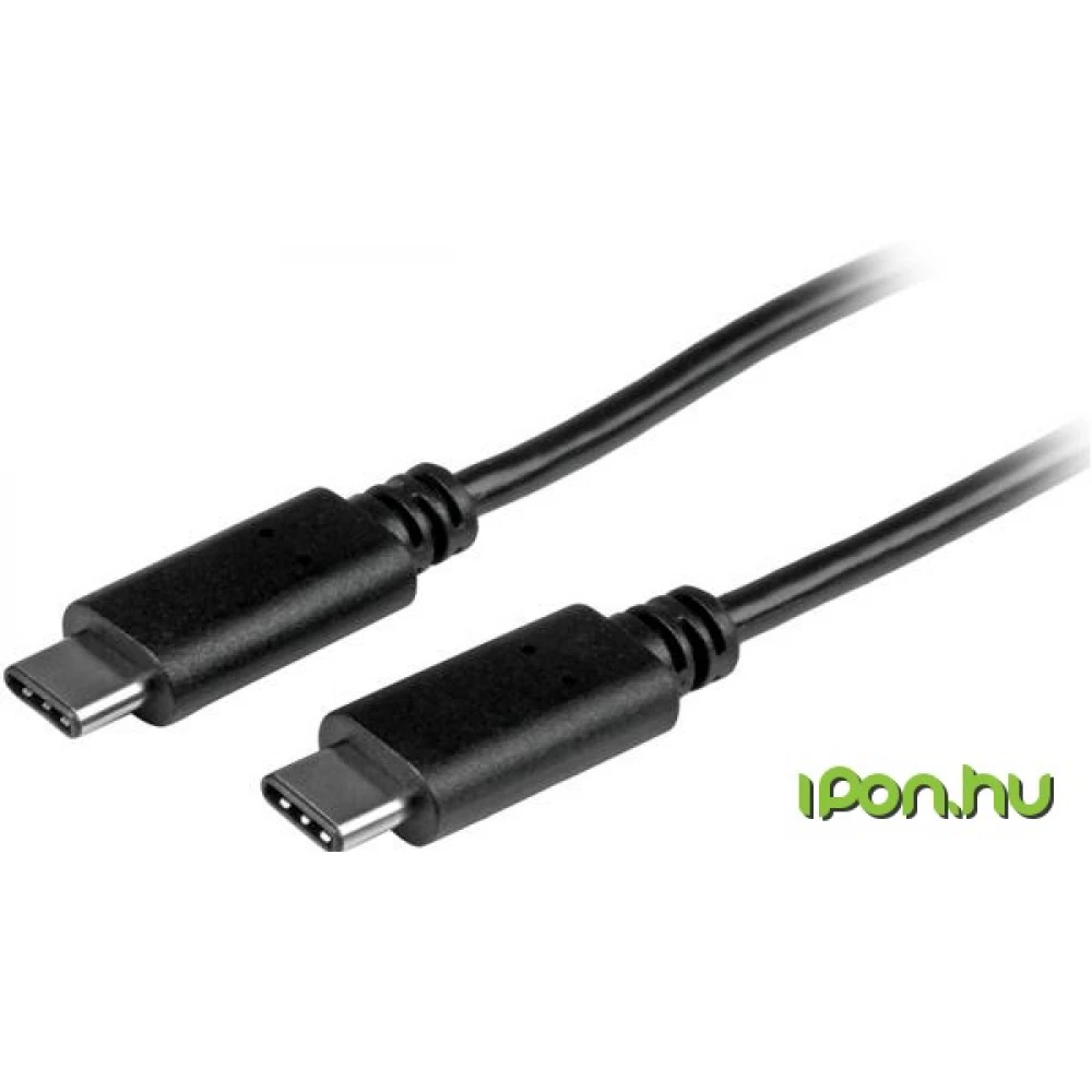 STARTECH USB 2.0 Type C Összekötő Fekete 1m USB2CC1M