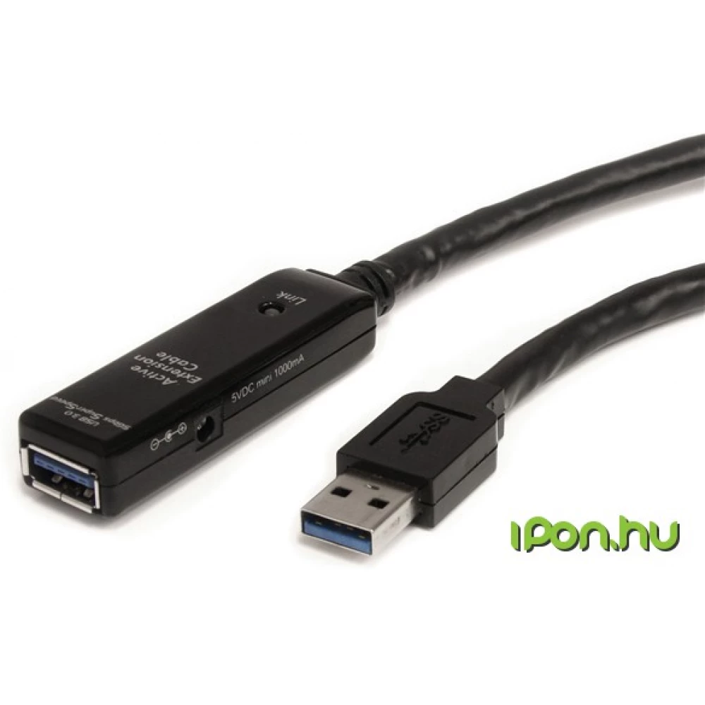 STARTECH USB 3.0 Hosszabbító Fekete 3m USB3AAEXT3M
