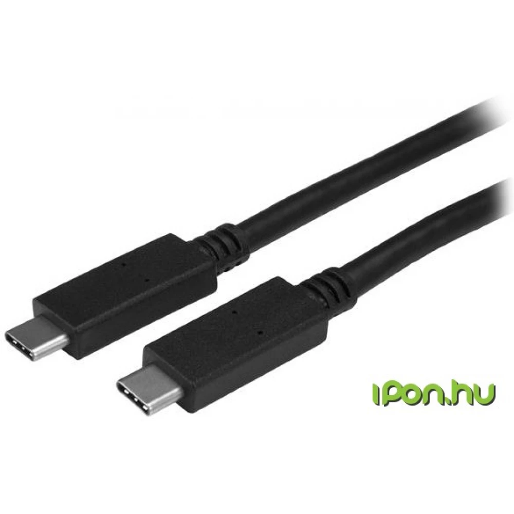 STARTECH USB 3.0 Type C Összekötő Fekete 2m USB315CC2M