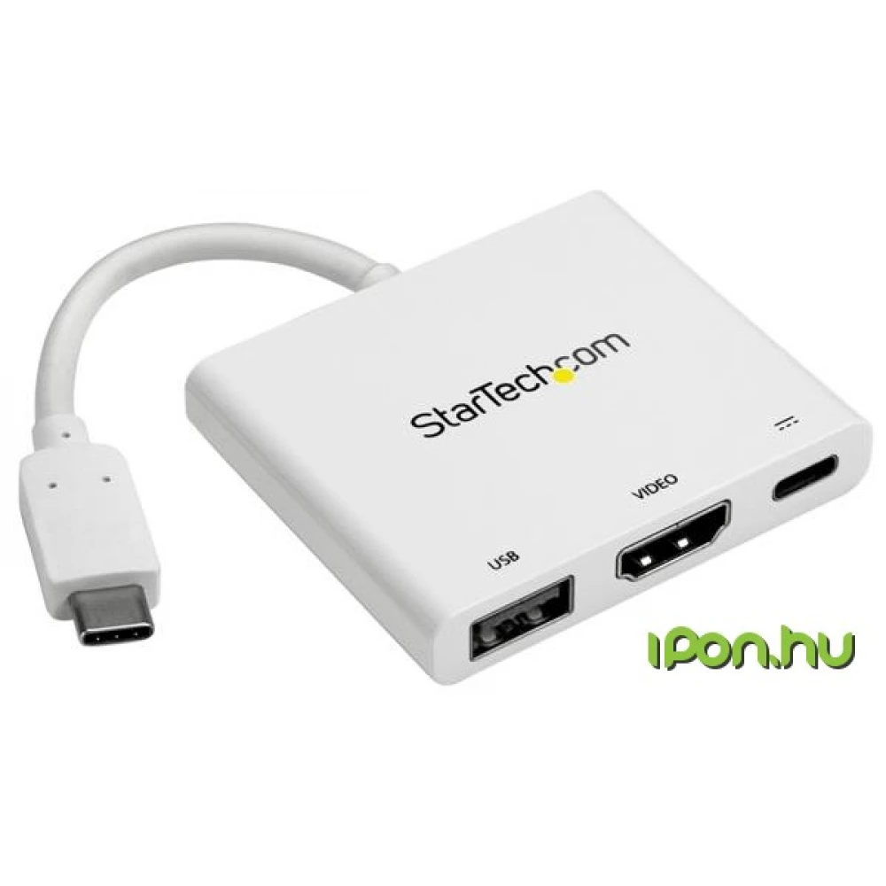 STARTECH USB 3.0 Type C USB 3.0 + HDMI Átalakító Fehér 6cm CDP2HDUACPW