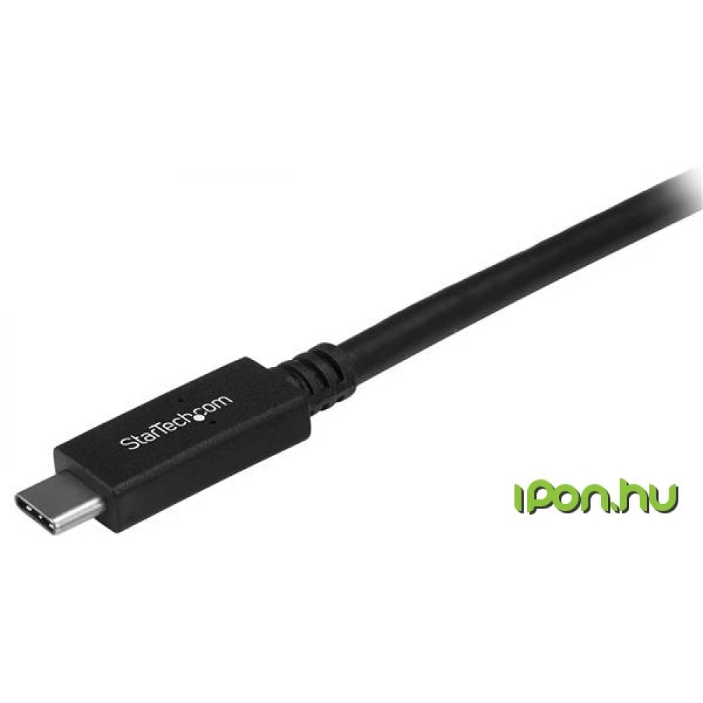 STARTECH USB 3.1 Type C Összekötő Fekete 50cm USB31CC50CM