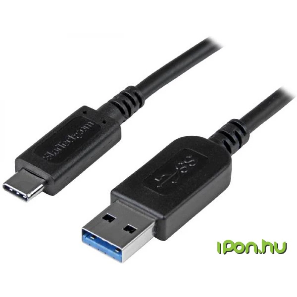 STARTECH USB 3.1 USB 3.1 Type C Átalakító Fekete 1m USB31AC1M
