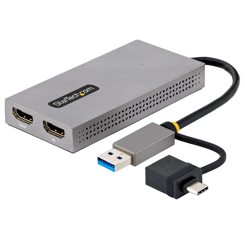 STARTECH USB A/C to 2x HDMI Displays Adapter