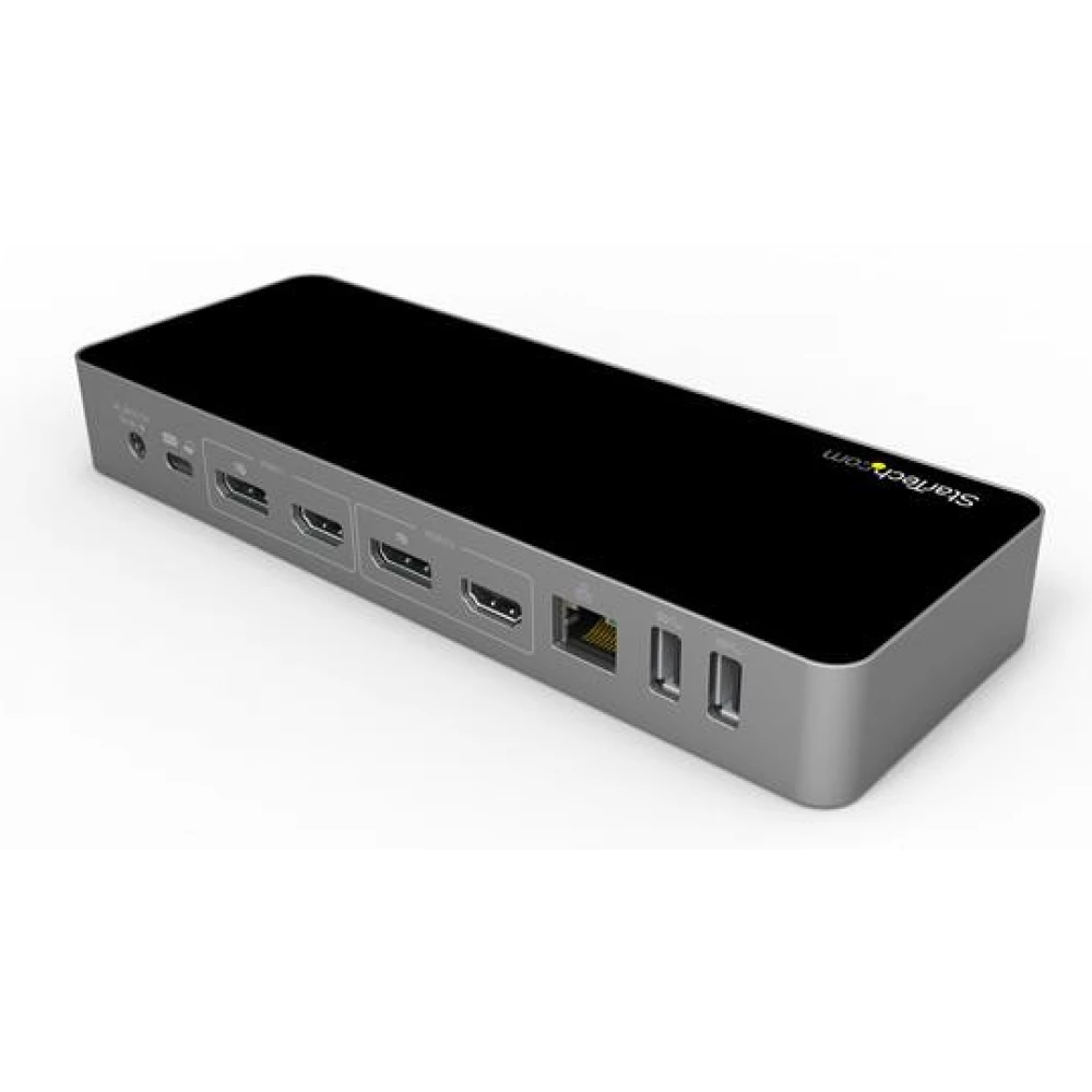 STARTECH USB-C Docking Station with USB-A Laptop Compatibility - 60W PD