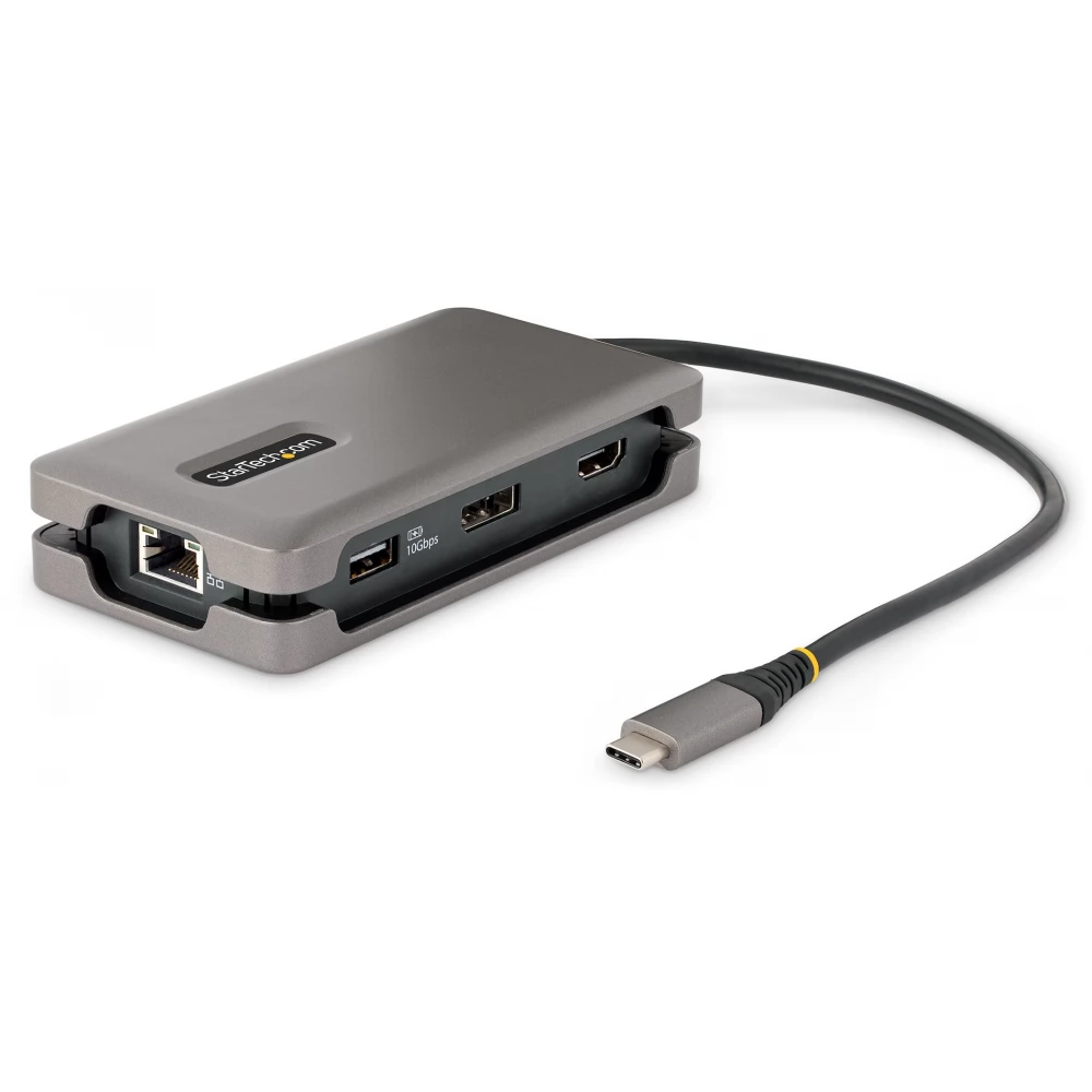 STARTECH USB-C Multiport Adapter - 4K 60Hz HDMI/DP - 3-Port USB Hub - 100W Power Delivery Pass-Through