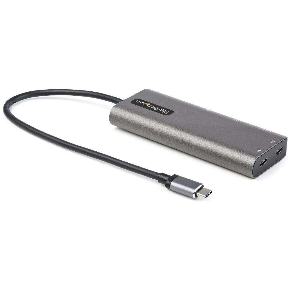 STARTECH USB C Multiport Adapter - USB-C to HDMI or Mini DisplayPort 4K 60Hz