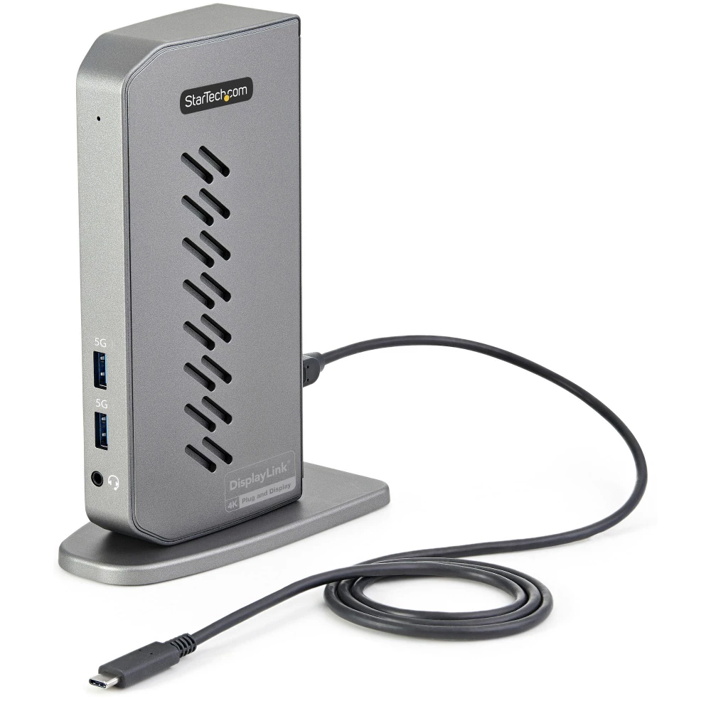 STARTECH USB-C USB-A Dock - Hybrid Universal USB 3.0 Docking Station for USB-C or USB-A Laptop