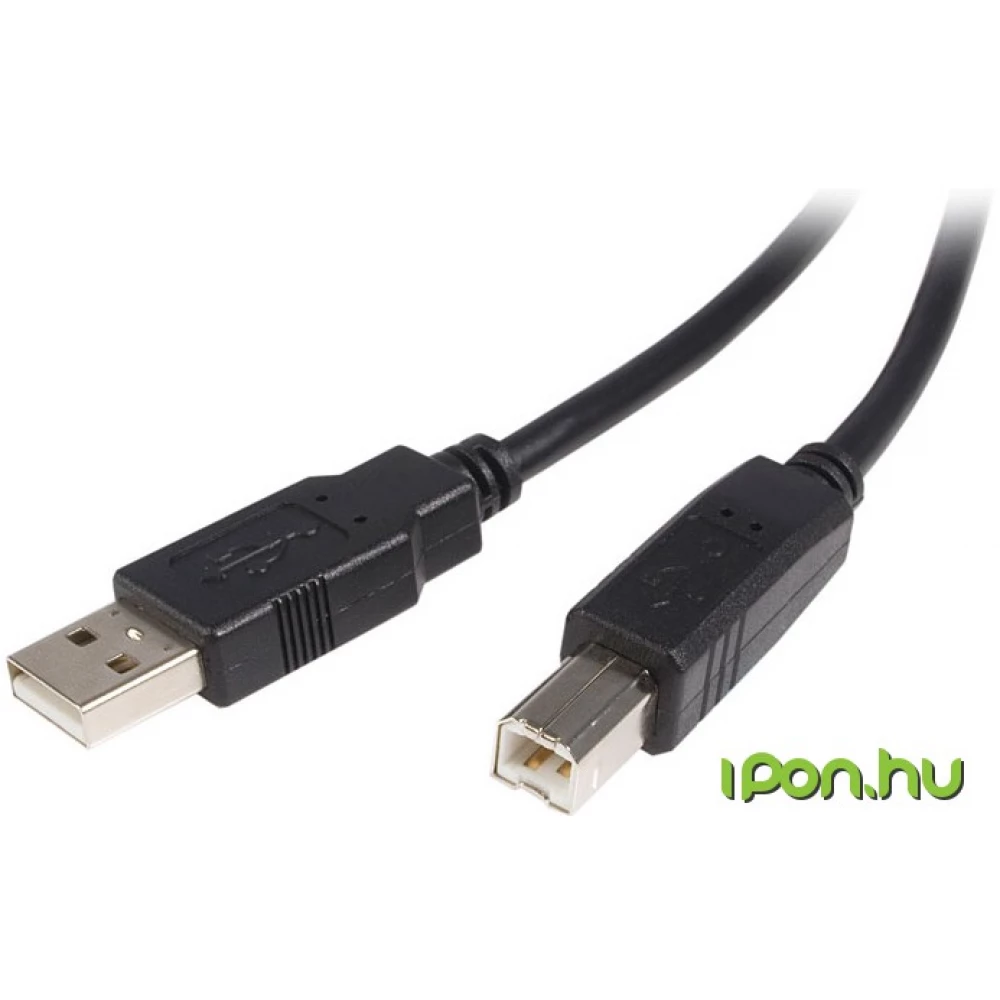 STARTECH USB Hosszabbító Fekete 2m USB2HAB2M