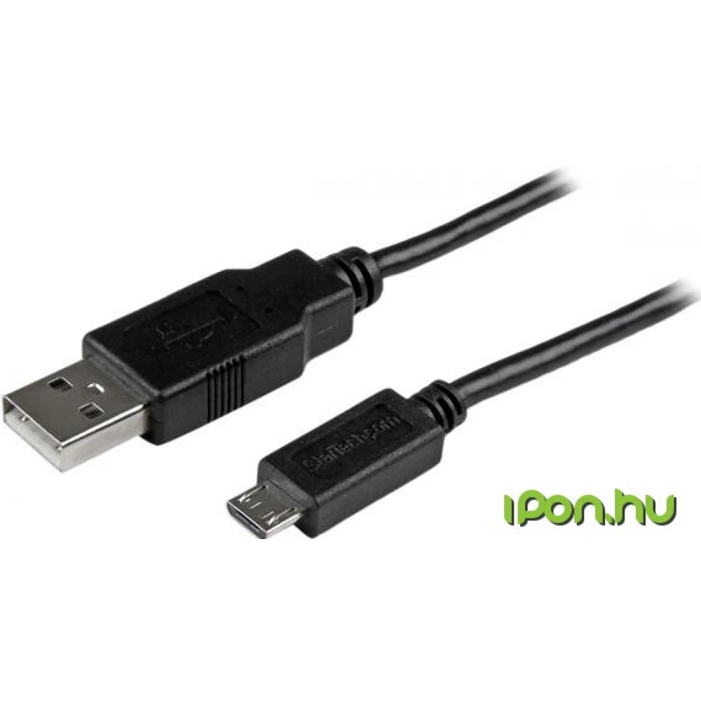 STARTECH USB Micro USB Átalakító Fekete 2m USBAUB2MBK