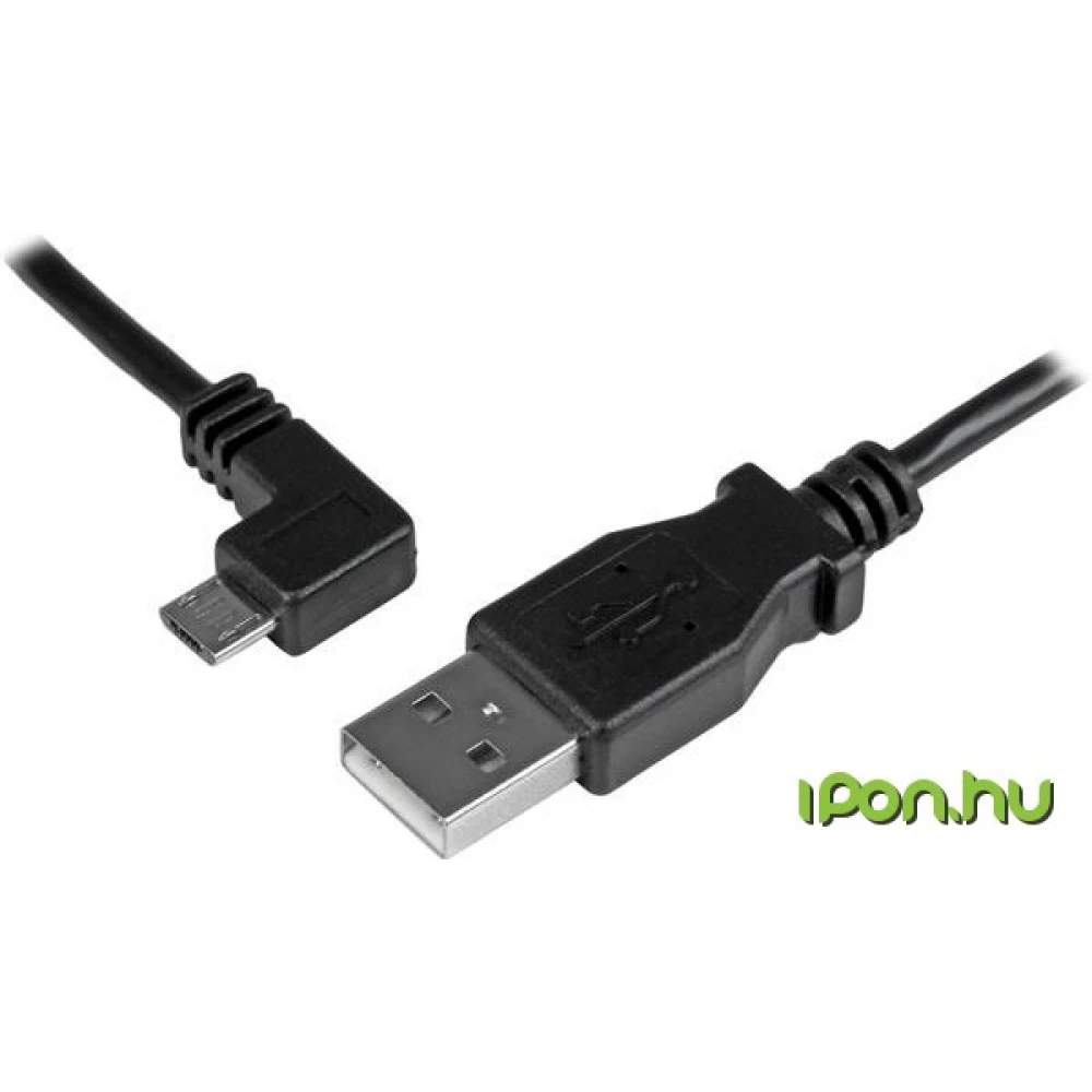 STARTECH USB Micro USB Átalakító Fekete 2m USBAUB2MLA