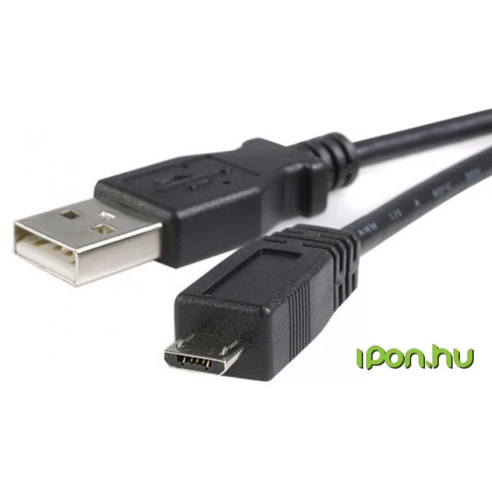 STARTECH USB Micro USB Átalakító Fekete 3m UUSBHAUB3M