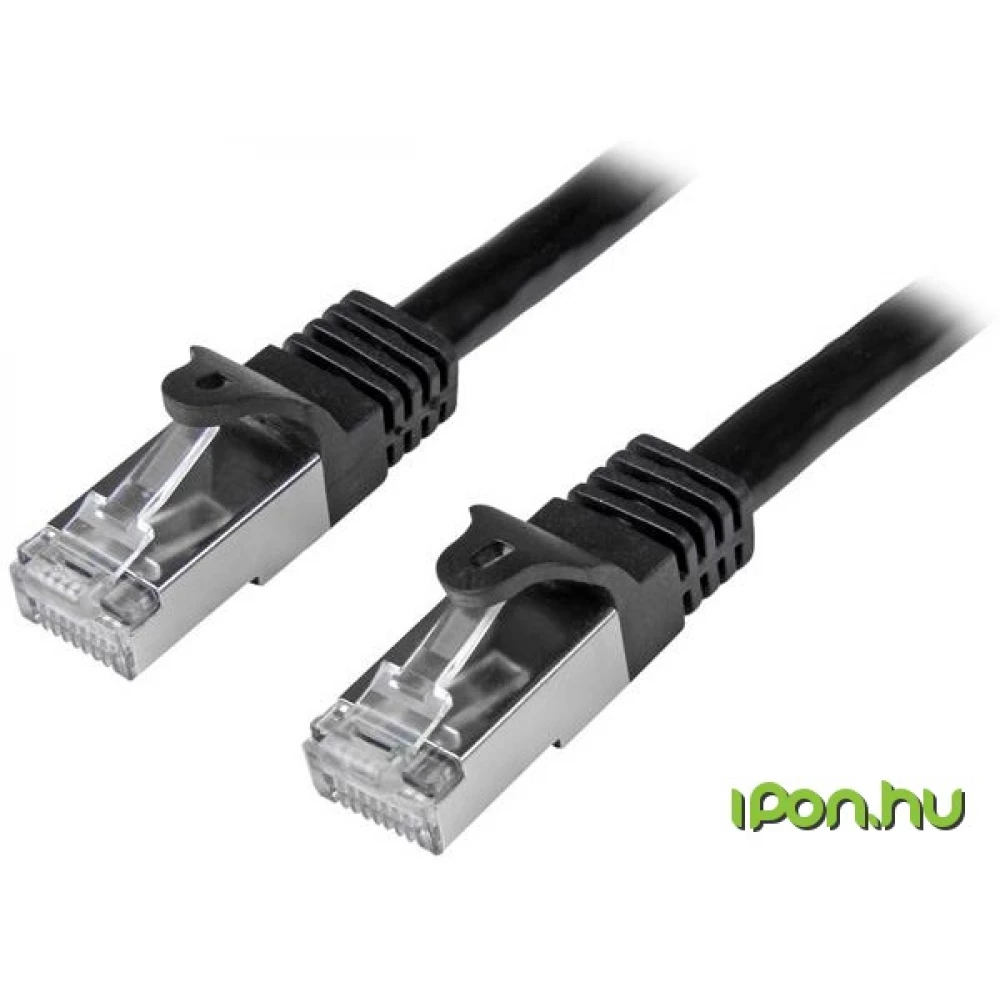 STARTECH UTP Összekötő Fekete 3m N6SPAT3MBK