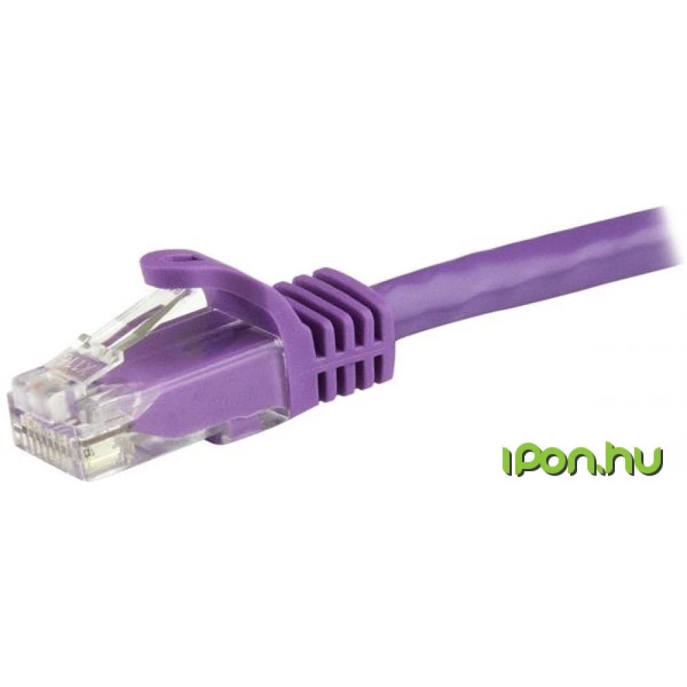 STARTECH UTP Összekötő Lila 50cm N6PATC50CMPL