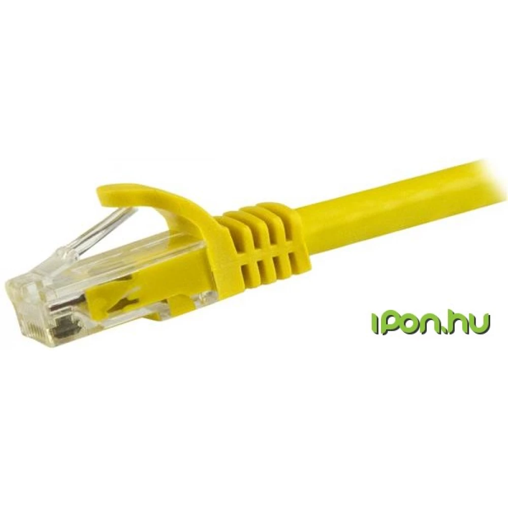 STARTECH UTP Összekötő Sárga 50cm N6PATC50CMYL