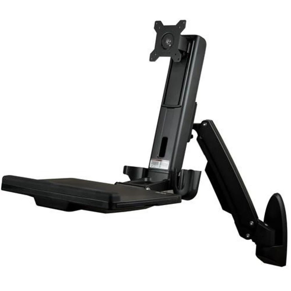 STARTECH Wall-Mounted Sit-Stand Desk - Single Monitor