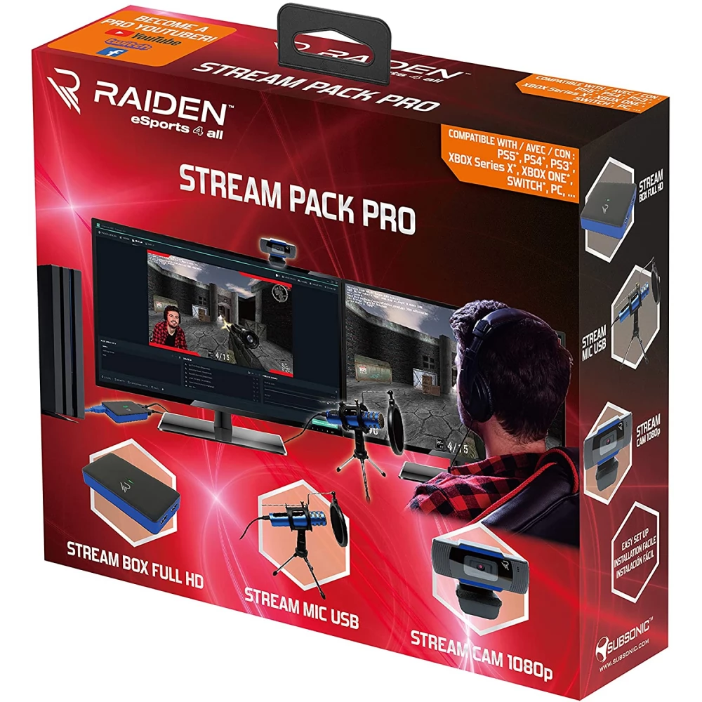 SUBSONIC Raiden Stream pack pro