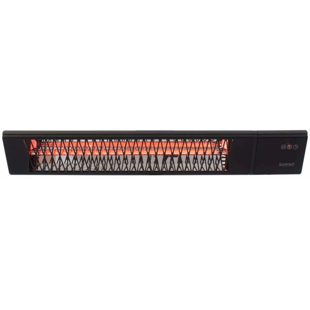 SUNRED PRO25W-SMART Triangle Dark Fali hősugárzó 2500 W okos fekete