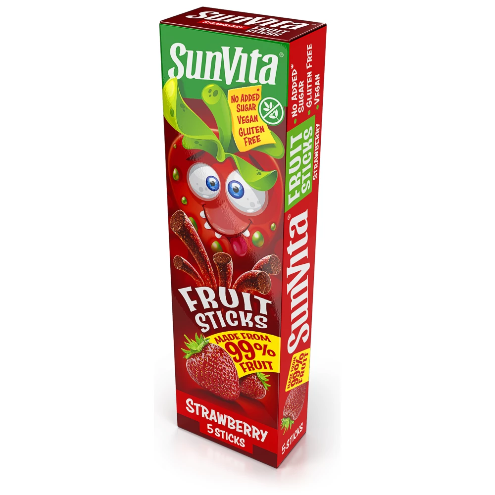 Sunvita fruit sticks eper 5 db 100 g