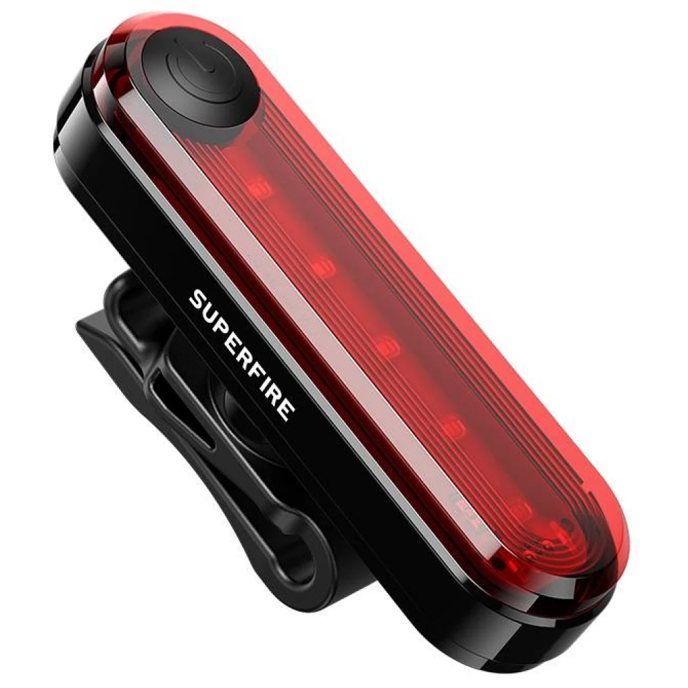 SUPERFIRE BTL01 kerékpár hátsó lámpa 230mAh