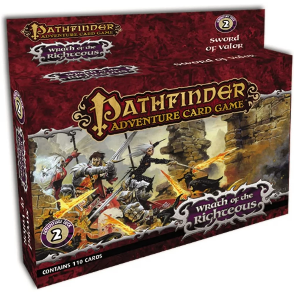 Sword of Valor Pathfinder Wrath of the Righteous Card Game Expansion társasjáték kiegészítő