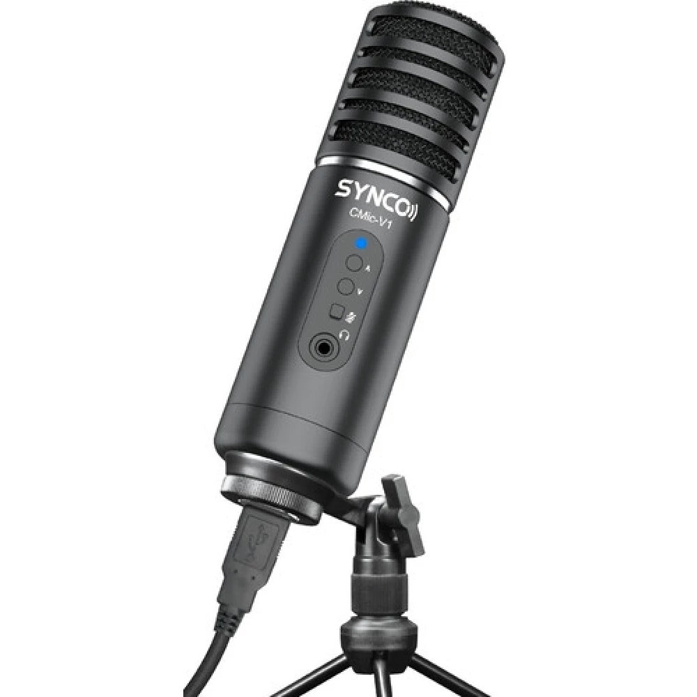 SYNCO CMic-V1 USB kondenzátor mikrofon fekete