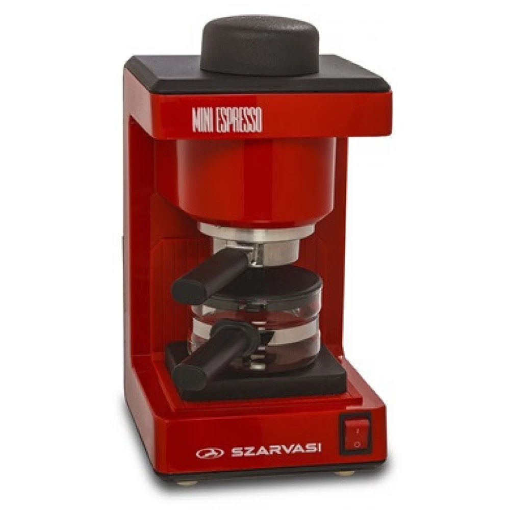 SZARVASI SZV-612/3 Mini Espresso elektromos kávéfőző piros