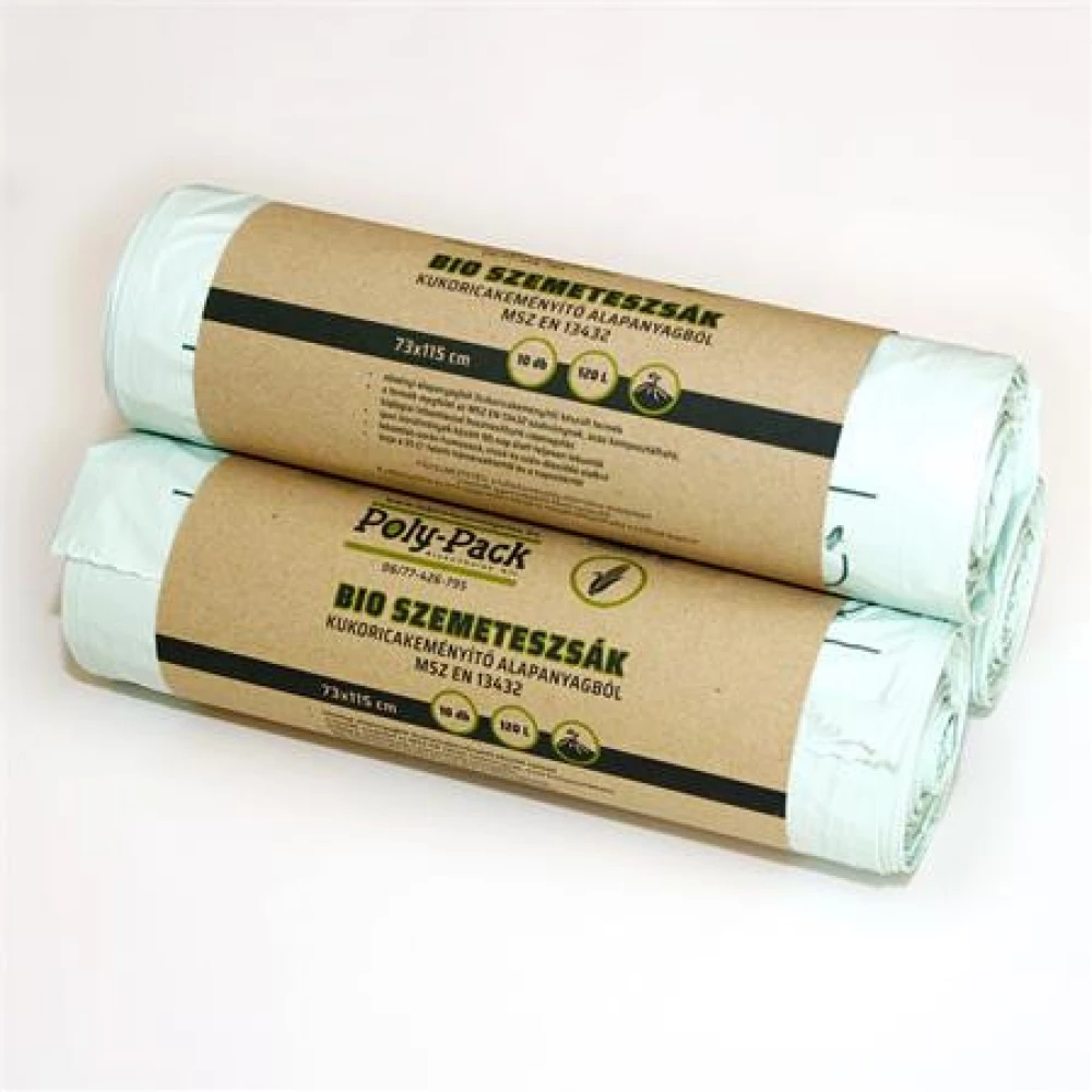 Szemeteszsák lebomló 73x115 cm 120 l 10 db