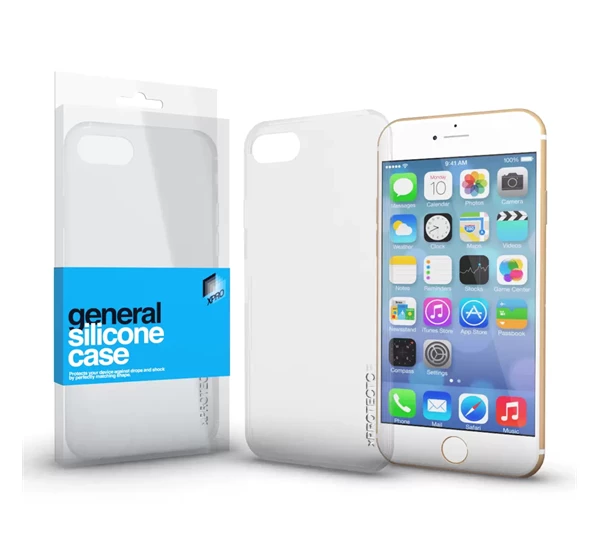 Szilikon tok Case ultra vékony 0.33 mm Apple iPhone SE (2020)/7/8 átlátszó
