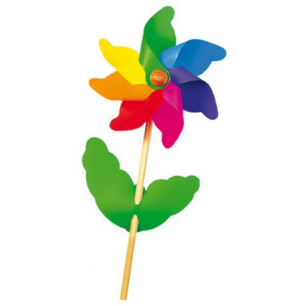Szélforgó fapálcás 16 cm
