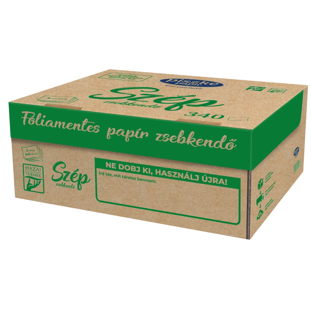 Szép Fóliamentes papírzsebkendő 3 rétegű 340 db
