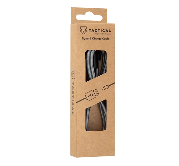 TACTICAL Fast Rope Kevlar Type-C / Type-C töltő- és adatkábel 100W 20V/5A 0.3m szürke