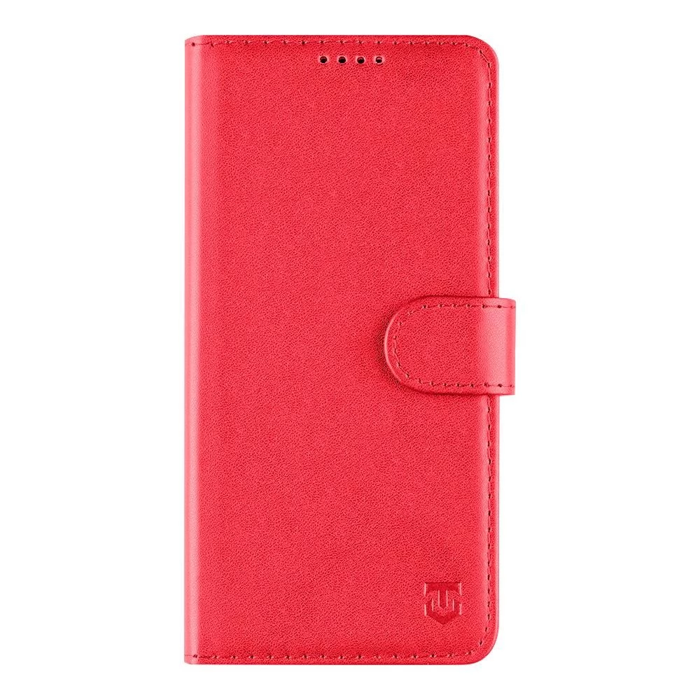 TACTICAL Field Notes oldalra nyitható tok kártyatartóval Xiaomi Redmi 14C / Poco C75 piros