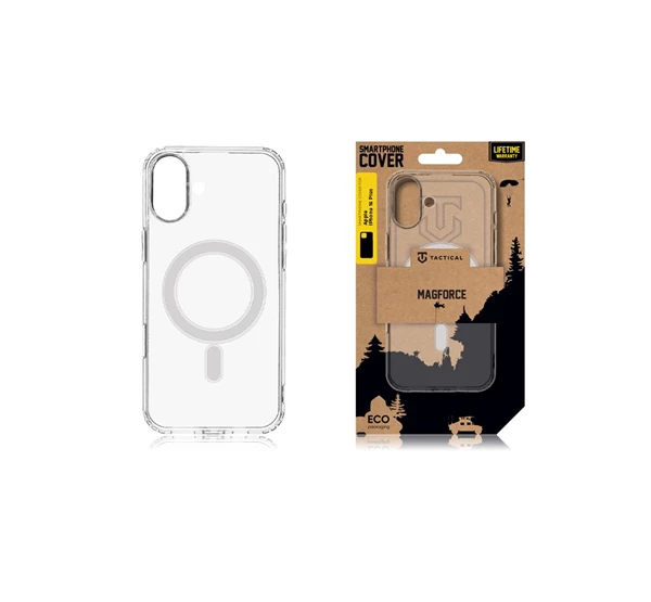 TACTICAL MagForce Apple iPhone 16 Plus MagSafe kompatibilis tok átlátszó