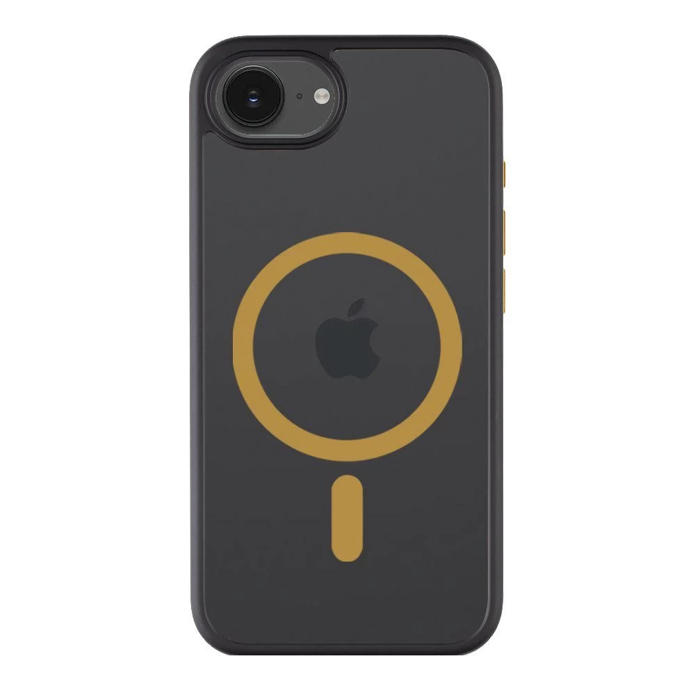 TACTICAL MagForce Hyperstealth 2.0 hátlap tok iPhone 16e fekete-sárga