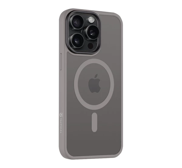 TACTICAL MagForce Hyperstealth Apple iPhone 15 Pro Max Magsafe hátlap tok világosszürke