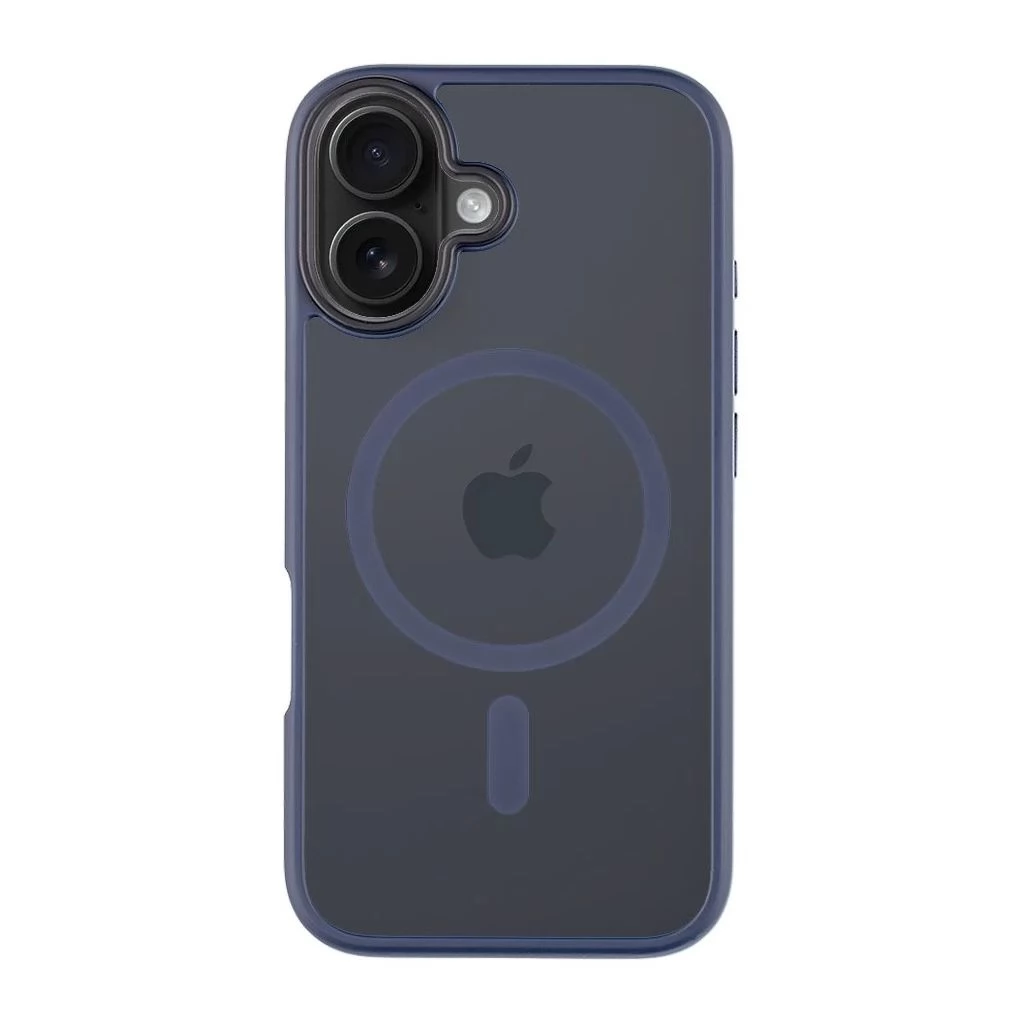 TACTICAL MagForce Hyperstealth Apple iPhone 16 MagSafe kompatibilis tok sötétkék/átlátszó